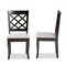 Baxton Studio Verner Modern and Contemporary Grey Fabric and Dark Brown Finished Wood 2-Piece Dining Chair Set 183-10532-Zoro - alternate 5